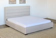 BED65 Conny King Bed in Cream Upholstery