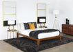 BED79 - Repurposed Walnut Queen Platform Bed