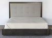 BED85 - Sable Brown King Bed With Panel Headboard 