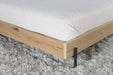 BED92 - Light Oak Plank King Bed