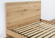 BED92 - Light Oak Plank King Bed