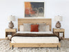 BED92 - Light Oak Plank King Bed
