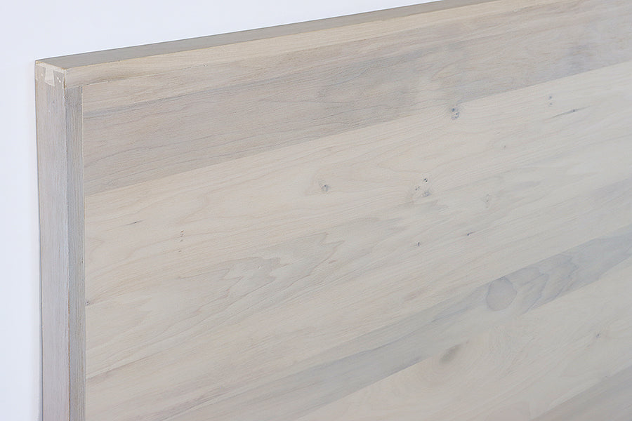 Light Poplar Queen Platform Bed