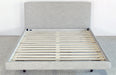 BED87 - Clay Taupe Linen Queen Bed