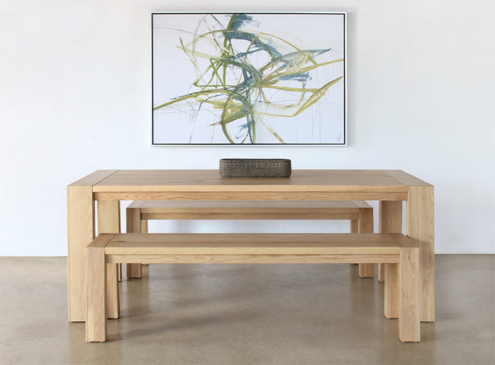 BH111 - Light Oak Dining Bench 