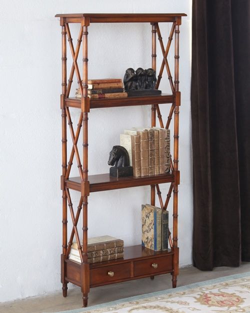 BK39 Solid Walnut Etagere
