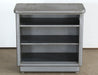 BK46 Gray Metal Bookcase