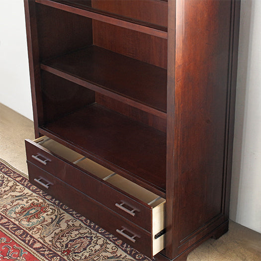 BK64 - Mocha Transitional Bookcase