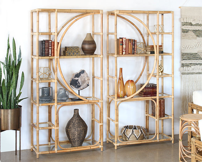 BK68 - South Seas Natural Rattan Etagere