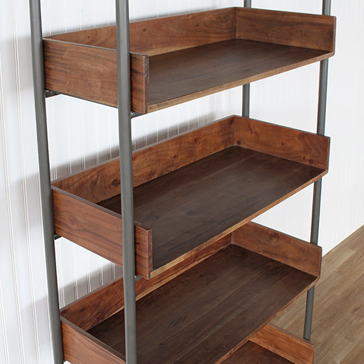 Toasted Acacia Wood Bookshelf