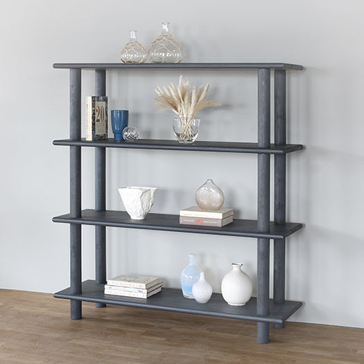 Simple Blue Navy Bookshelf