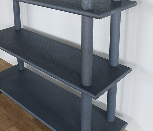 Simple Blue Navy Bookshelf
