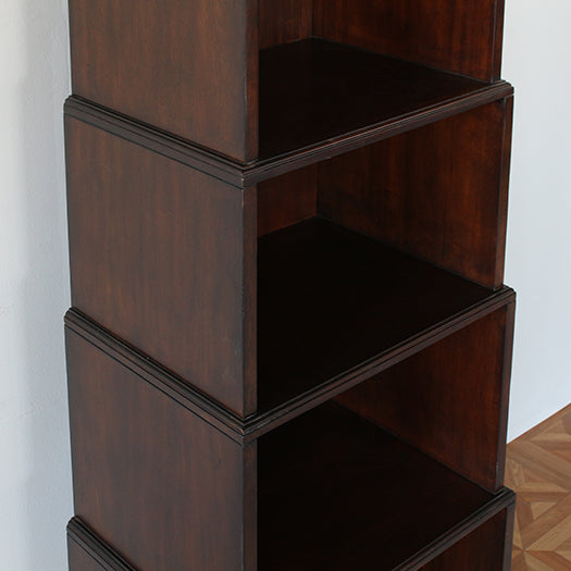 Four Tiered Dark Wood Bookcase