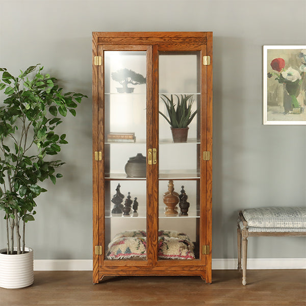 Vintage Mirrored Display Cabinet