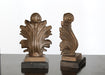 BOOK26 Pair of Bronze Acanthus Bookends 