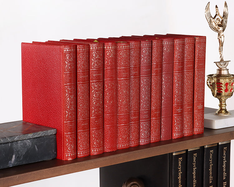 Red & Gold Hardcover Book