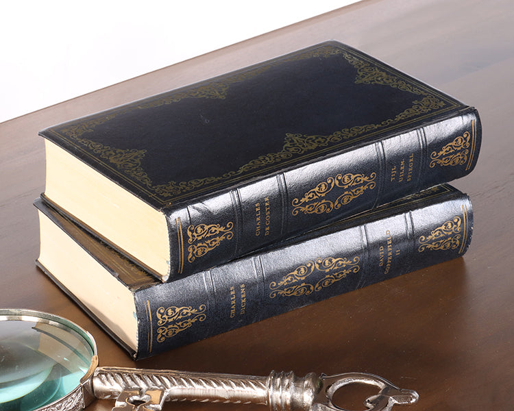 Blue & Gold Hardcover Book