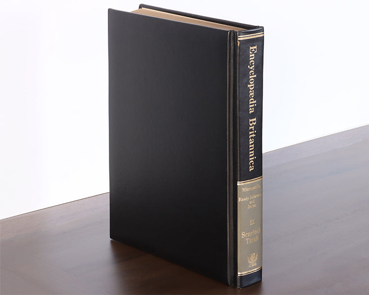 Black & Gold Encyclopedia Book