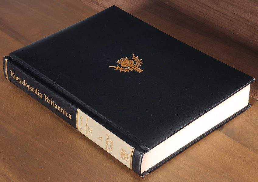Black & Gold Encyclopedia Book