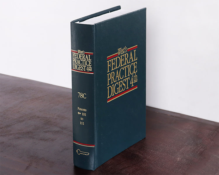 Blue Federal Practice Digest Law Book