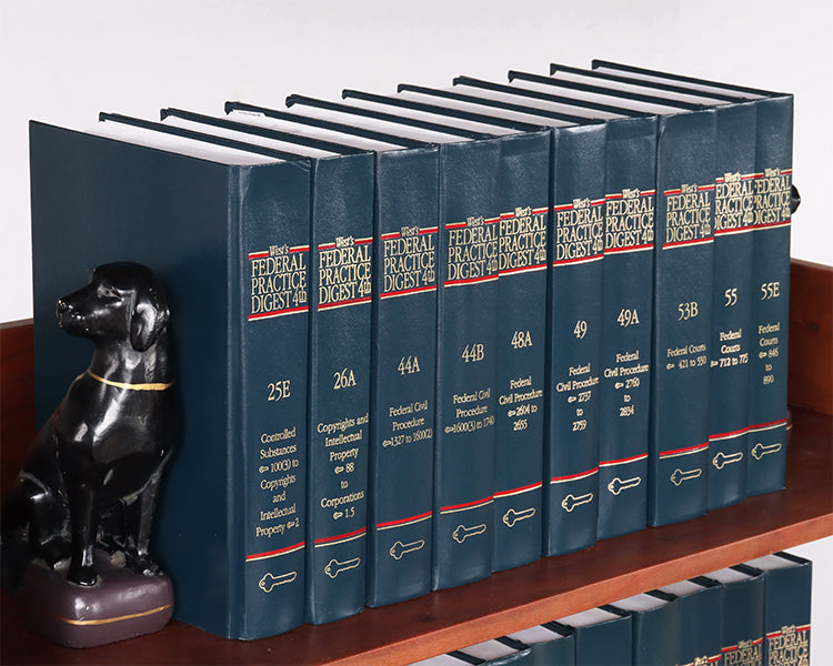 Blue Federal Practice Digest Law Book
