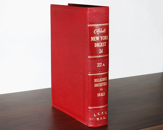 New York Digest Law Book