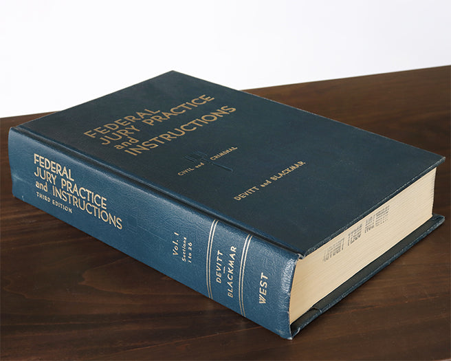Federal Jury Practice Law Book