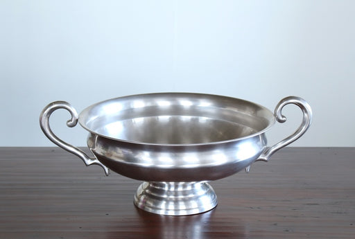 BOWL25 Antique Silver Centerpiece With Handles