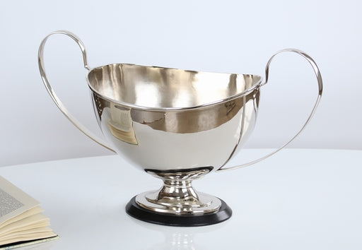 BOWL26 Nickel Finish Brass Trophy Centerpiece