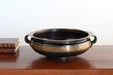 BOWL39 Etched Bronze Centerpiece Bowl