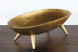 BOWL50 - Extra Large Antique Brass Aluminum Oval Bowl