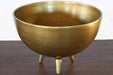 BOWL52 - Medium Antique Brass Aluminum Bowl 