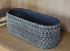 BOWL56 - Medium Kjeld Black Oval Pot