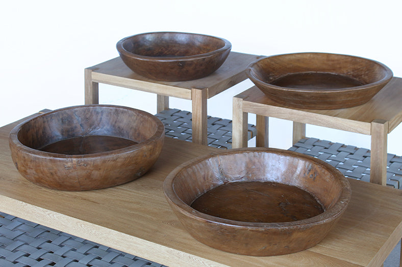 Found Reclaimed Wood Bowl