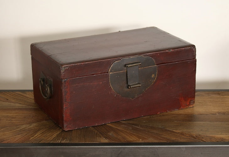 Antique Wood Document Box