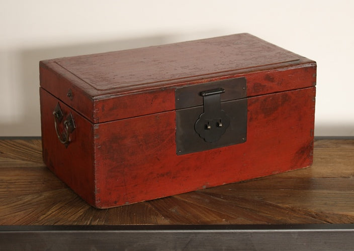 Antique Wood Document Box
