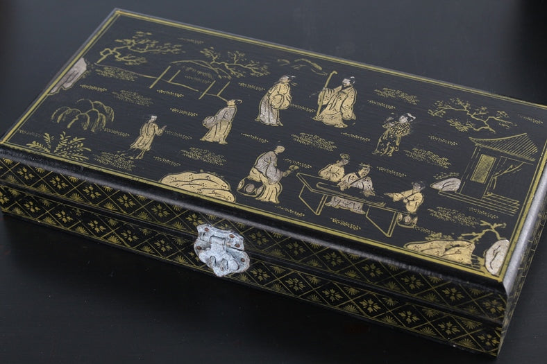 BOX32 Chinese Wooden Document Box 