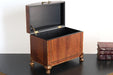 BOX35 Wood Finish Footed Chest 