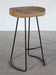 BS03 Detail Rustic Bar Stool