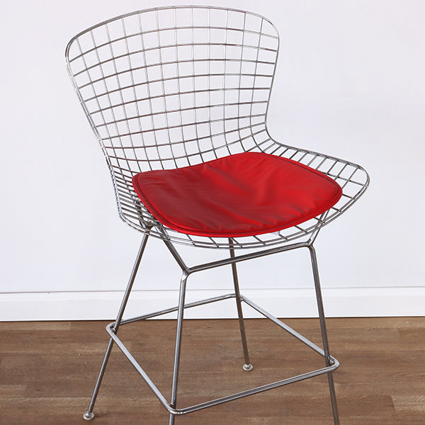Bertoia Style Chrome Wire Bar Stool