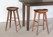 BS49 - Walnut Bar Stool with Tapered Legs