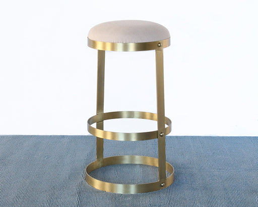 BS56 Antique Brass Ring Bar Stool