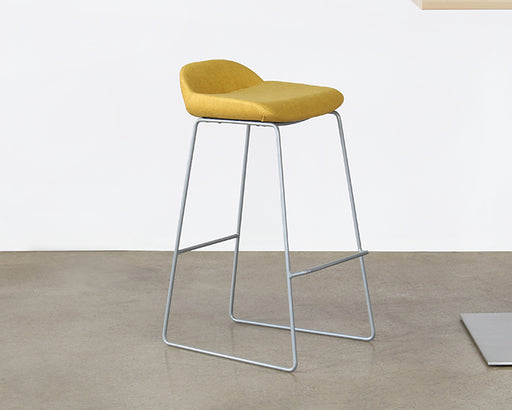BS63 - Mid-Century Style Mustard Yellow Barstool