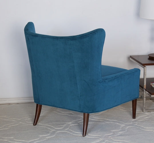 CC189 - Blue Marlow Modern Wing Chai