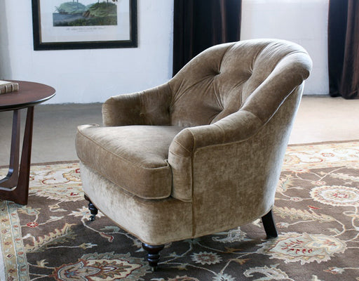 CC192 Hazel Velvet Tufted Club Chair
