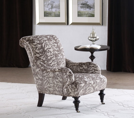 CC195 Taupe Ikat Club Chair