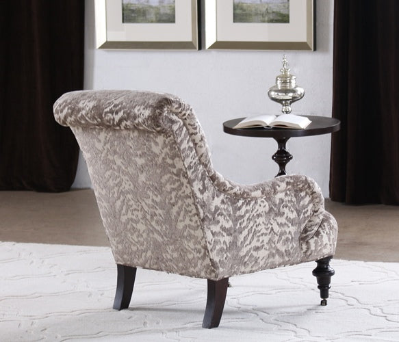 CC195 Taupe Ikat Club Chair