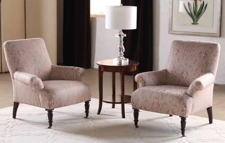 CC196 Blush Damask Club Chair