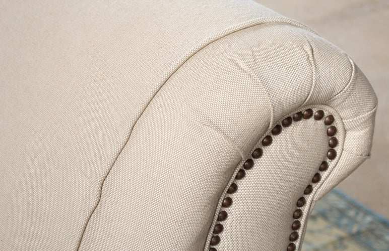 SF153 Natural Linen Sofa