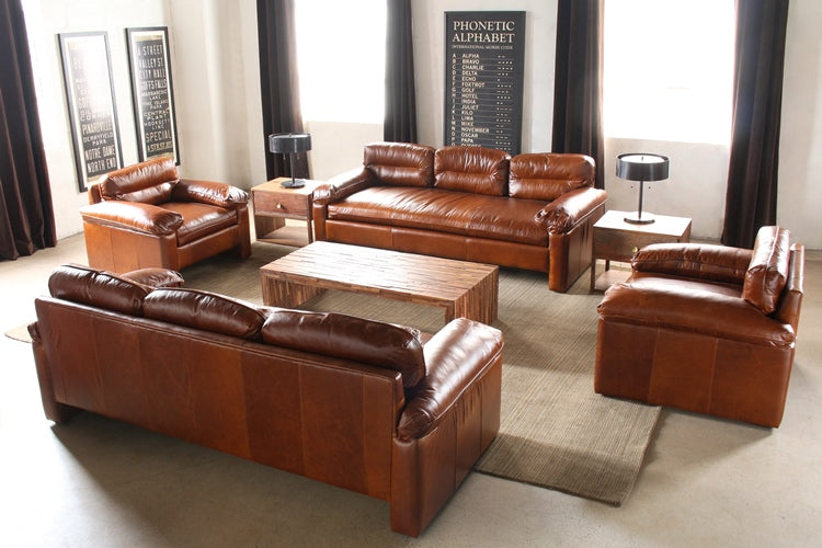 CC215 Silverado Club Chair in Caramel Leather